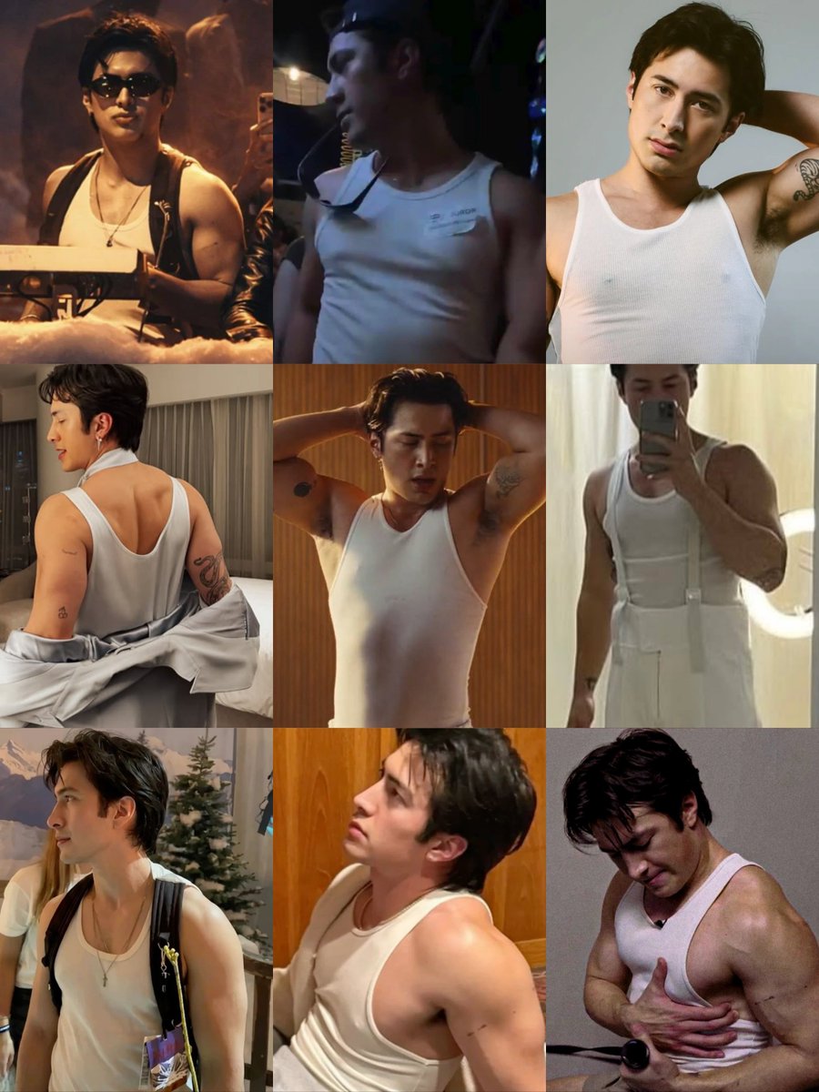 huddybows's tweet photo. the louvre is missing hudson in white tank top https://t.co/44SVRItdDH