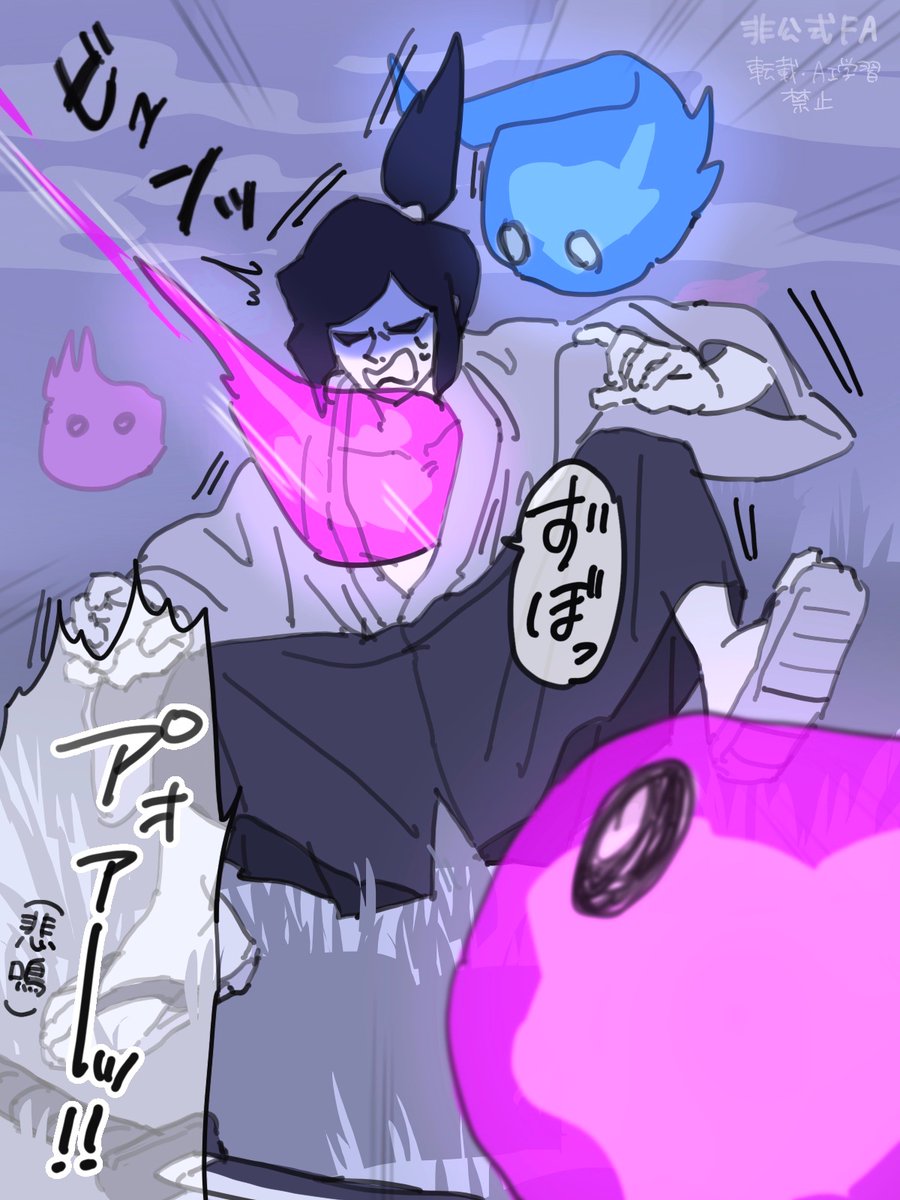 rice_meat_'s tweet photo. わざと操作せずにお侍さんの悲鳴を聞く遊びをしている悪い人 https://t.co/UiY5x9e88G