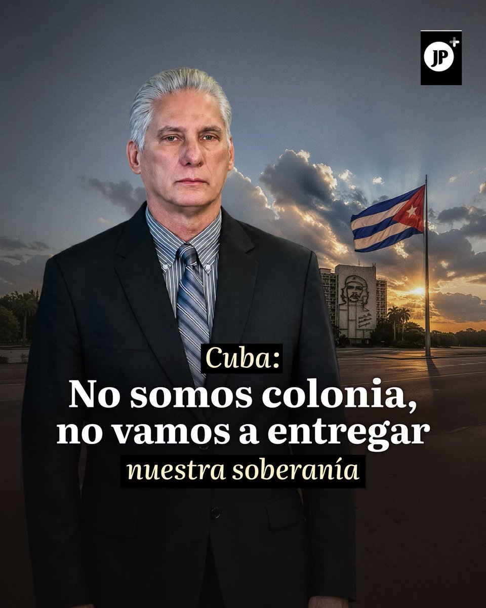 PescaEPIVILA's tweet photo. Cuba rechazó la falsa narrativa de que la isla represente una amenaza. Aseguró que es un país pacífico que brinda solidaridad al mundo, y que no están dispuestos a entregarle su independencia a nadie. #CubaEstáFirme https://t.co/2DocSy8nAv