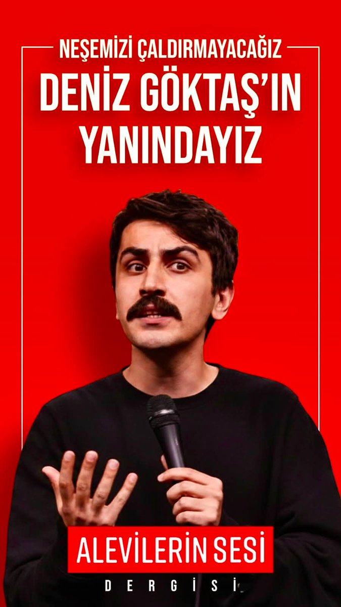 engl62030841's tweet photo. Kahkahadan korkanlar, mizahı yargılar.

Çünkü bilirler:
Gülen insanlar korkuya teslim olmaz.

Bir komedyenin yeri cezaevi değil, sahnedir.

Bugün susturulmak istenen yalnızca bir komedyen değil; ifade özgürlüğü, mizah ve umuttur.

Deniz’ler bitmez.

Neşemizi çaldırmayacağız. + https://t.co/dvKbxoSD7o