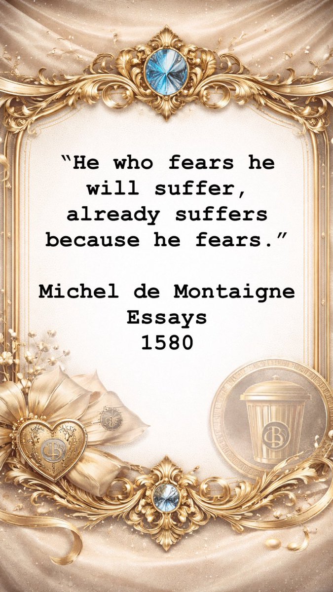 binofgold's tweet photo. “Fear is not a warning about the future. It is the punishment itself, arriving early and collecting in advance.”

BinofGold author ✍️
#NFTs #poetry #qoutes https://t.co/EGEPZUBLQ6