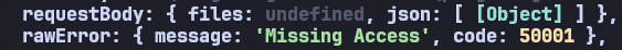 ZeroDreem's tweet photo. @C0reyKalier Hello! i tried to run deploy the bot but for some reason it's unauthorized😭 https://t.co/ICYTbkLDje
