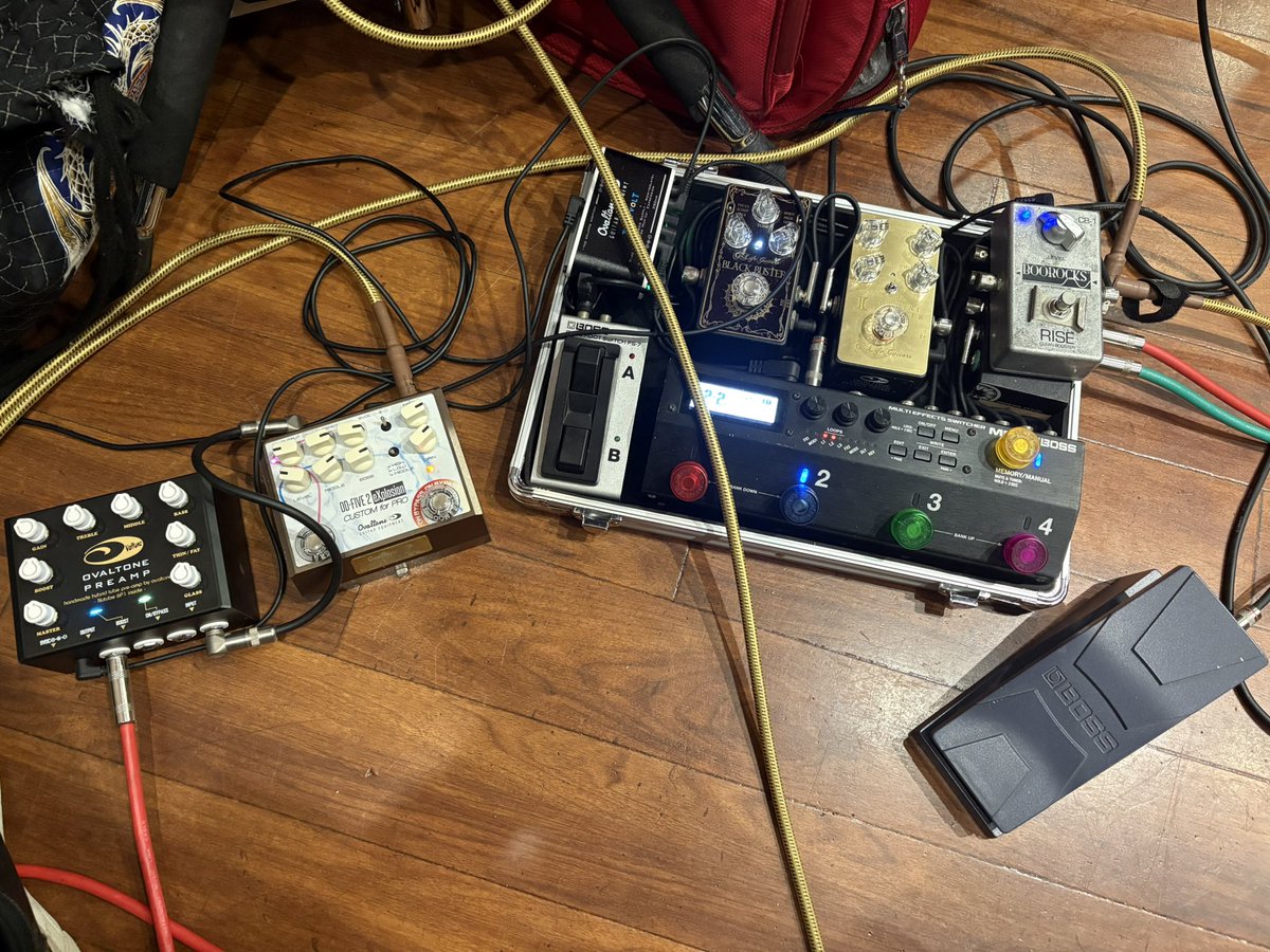 今日はSirene Da Arcのリハ！ 今回は試しにMarshallのプリアンプでは