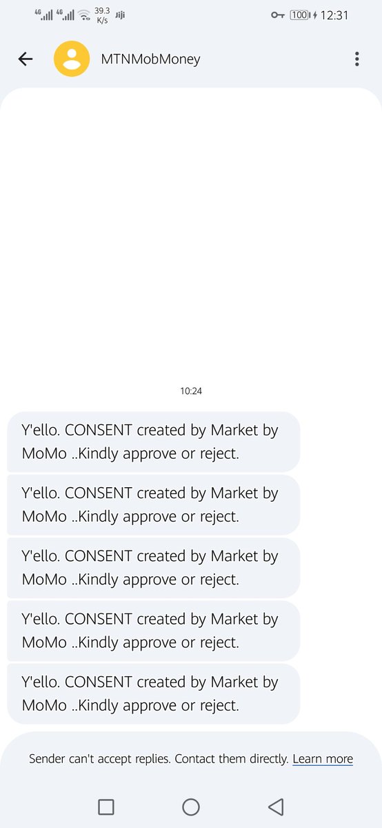 KakubaGerald's tweet photo. @pdpoUG @mtnug @sylmulinge 
@AndrewBugembe
@ElsheikhSylvia
@mtnmomoug
@ucc_official @NITAUganda1  Do you know MTN you deserve a court lawsuit ,after telling Ugandans to keep their pin safe, now you authenticate Momo market with their pin ,then 2morrow u talk of data breach? https://t.co/kpytir2UTf
