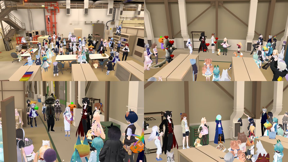 Usemame_VRC's tweet photo. （1/1）#天文仮想研究所 20260704
ワールド作者さんより、粒子加速器ワールド解説ツアー (SPring-8部分) 
①集合写真（2220）
②赤外ビームラインBL43IR風景
③④その他
（途中参加2201-2229/グループオンリー/天文仮想研究所 VSP＝VSP.9377） https://t.co/DfNpJEcUsr