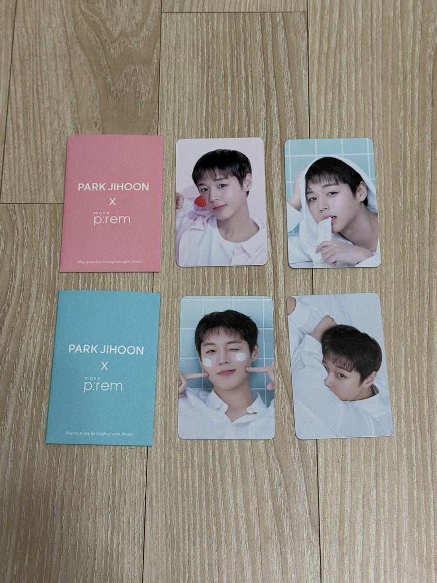 메이크프렘 박지훈 포토카드 교환해요.. 연락주세요! 저: 2차포카 A,B