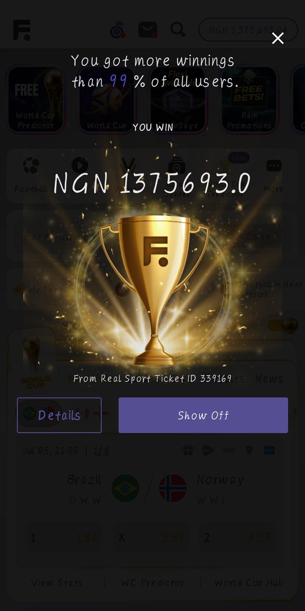 nerfreed's tweet photo. ticket finally settled. ✅ 
470 odds bagged. 💰💥 https://t.co/QSycUqmGHE