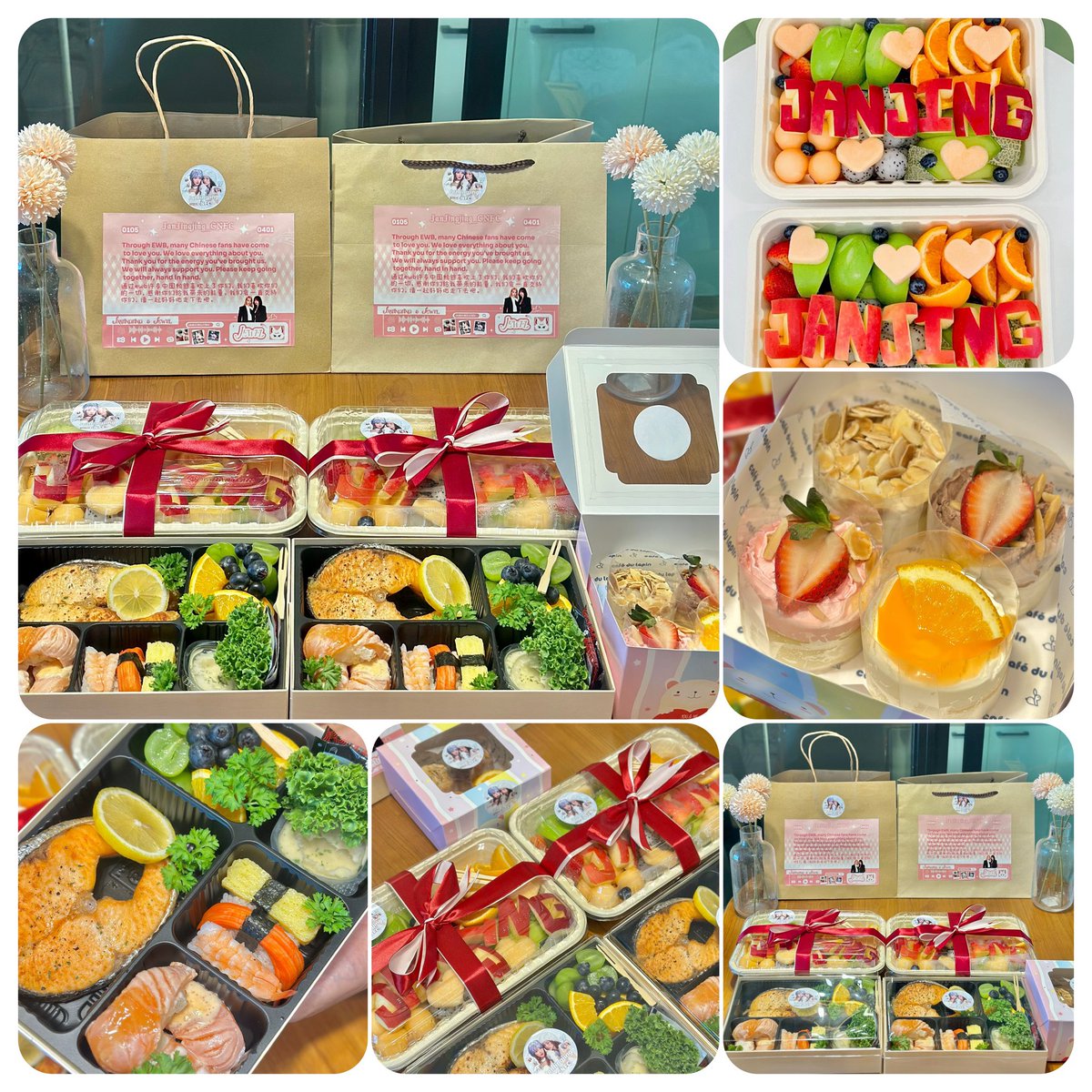 janjingjing_cn's tweet photo. ❤️EWB Final EP. Support🩷
@Janhae @Jingjingyu364

Part 3 Food support
We've prepared delicious food and 100 bottles of drinks. Hope Janjingjing eats and drinks well❤️
thanks:@RuaEektea
#JanJingjing #แจนจิงจิง #ENEMIESWITHBENEFITS 
#JANHAE #JANIVERSE  #jingjingyu https://t.co/Z1GeLnEoTx