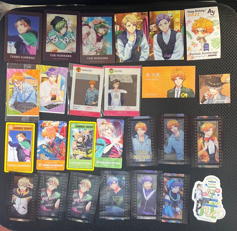 shun_knsk05's tweet photo. 【交換】 A3!  カード 缶バッジ など グッズ

譲)画像のもの(ツリーにもあります)

求)同異種  十座  左京 >椋 ガイ
 
郵送のみ 未所持優先
譲渡⭕️(金額は要相談)
検索からお気軽にお声掛けください！ https://t.co/4FtiCnwy1x