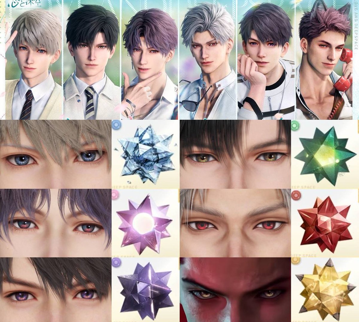 Amoretta__'s tweet photo. 6 love interests, 6 intertwined stories. Only with Valko will we know the true ending that @Love_Deepspace prepared.

#KeepValkoAlive
#NoToValkoCancellation
#BringValkoBack
#JusticeforValko
#Valko 
#恋与深空 #敖尹
#LoveAndDeepspace
#BringBackValko https://t.co/y6zmVyyyXn