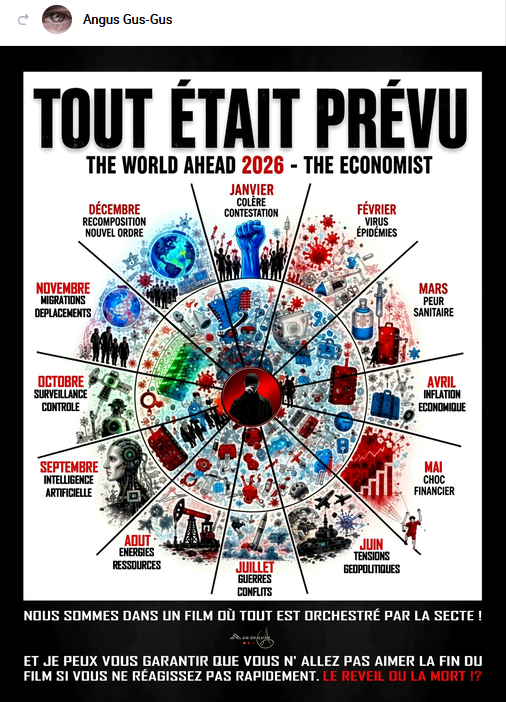ChristinePP27's tweet photo. Merci à Peyton Walkirie pour le partage 

NOUS SOMMES DANS UN FILM OÙ TOUT EST ORCHESTRÉ PAR LA SECTE !
ET JE PEUX VOUS GARANTIR QUE VOUS N' ALLEZ PAS AIMER LA FIN DU FILM SI VOUS NE RÉAGISSEZ PAS RAPIDEMENT 
LE RÉVEIL OU LA MORT https://t.co/aQUsh23gB4