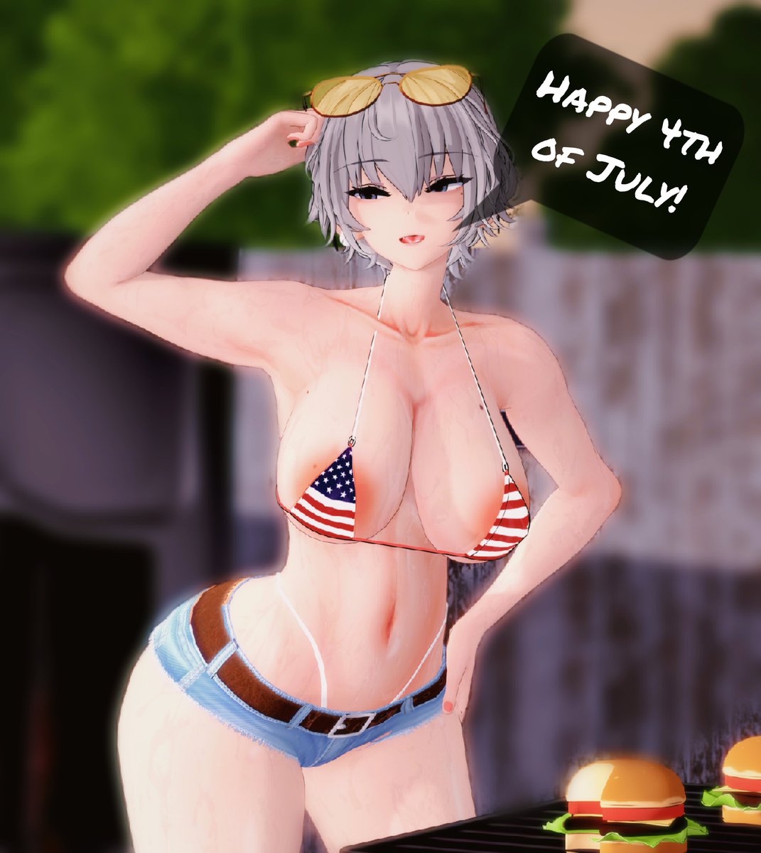 TheRealBar0's tweet photo. Happy 4th of July!

#250thUSA #コイカツ #コイカツパーツ #ビキニメイド #タクティカルアート #オリジナルキャラクター https://t.co/2GFLkJaVZm