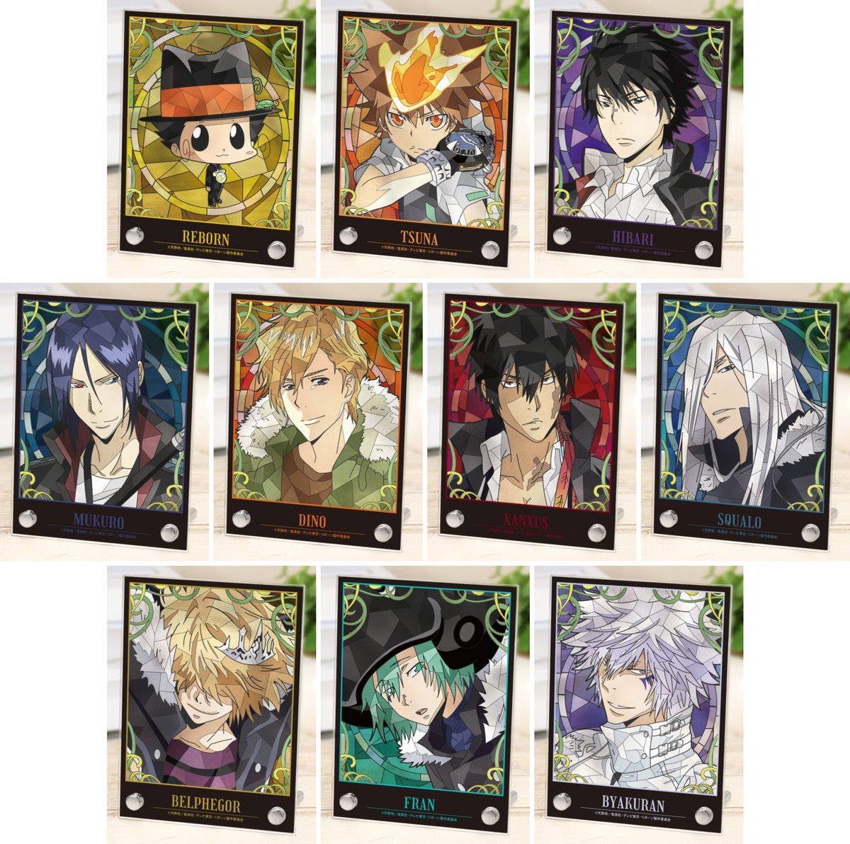 リボーン　ボーナスチャレンジ　アクリルパネル コレイズ販売終了間近】 家庭教師ヒットマンREBORN! Aure Glass A6