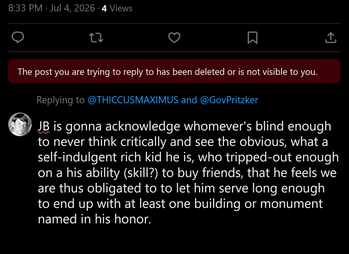 SpinApex's tweet photo. Hey, JB.

Just thought you should know some company is using paid trolls to hose those of us trying keep your most blatant bullshit in check.

I know you are all about integrity so. 
And some of your donors (not that you need any but the DNC does) might start wondering if using paid trolls is a good look for them.
Just noting that, for ya.