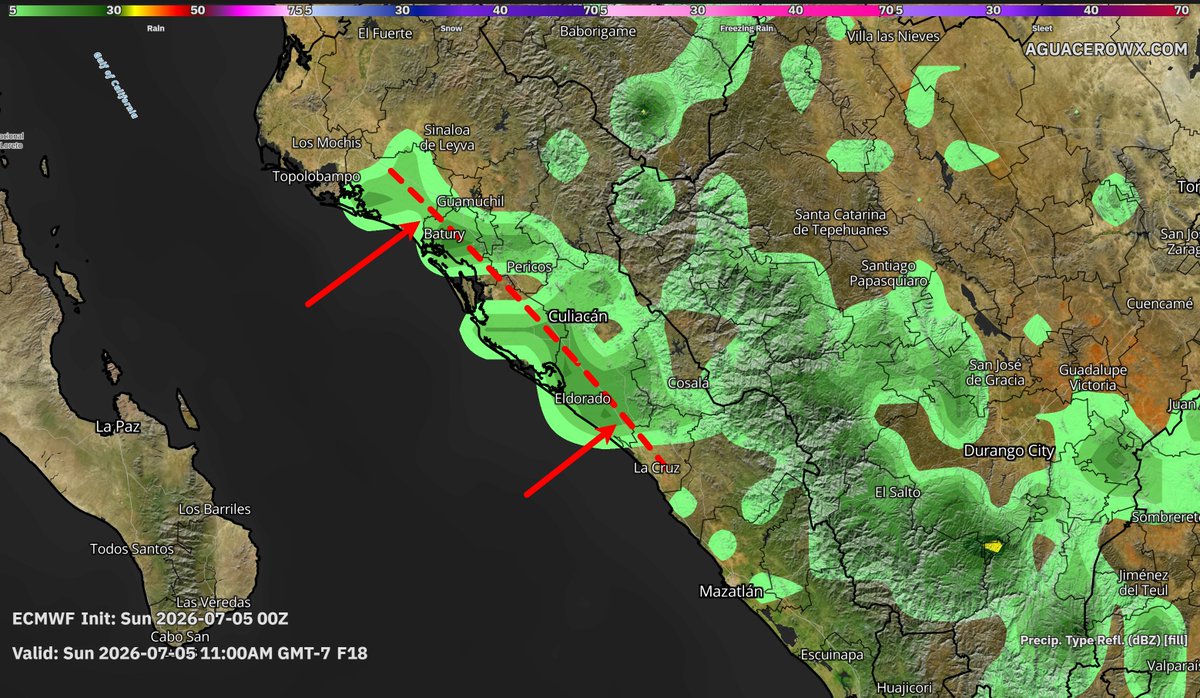 stmsin's tweet photo. Considere riesgo moderado de chubascos y tormentas aisladas desde las 11am de este domingo sobre la línea punteada roja, debido al ingreso de la brisa marina.

Mayores detalles les compartiré en el transcurso de la mañana.