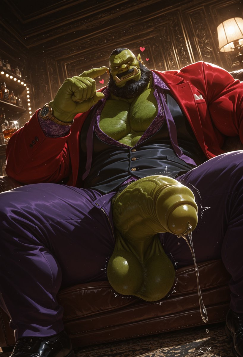 Grokhar12's tweet photo. #nsfw #orc #bara #mafia https://t.co/8vgyyKnGl5