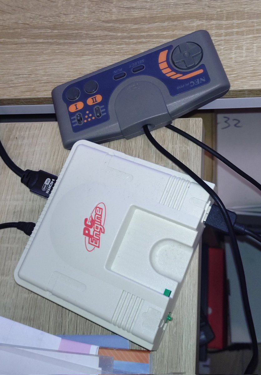 ずっと放置していた PCエンジンミニのパッドをターボパッド化した。 2