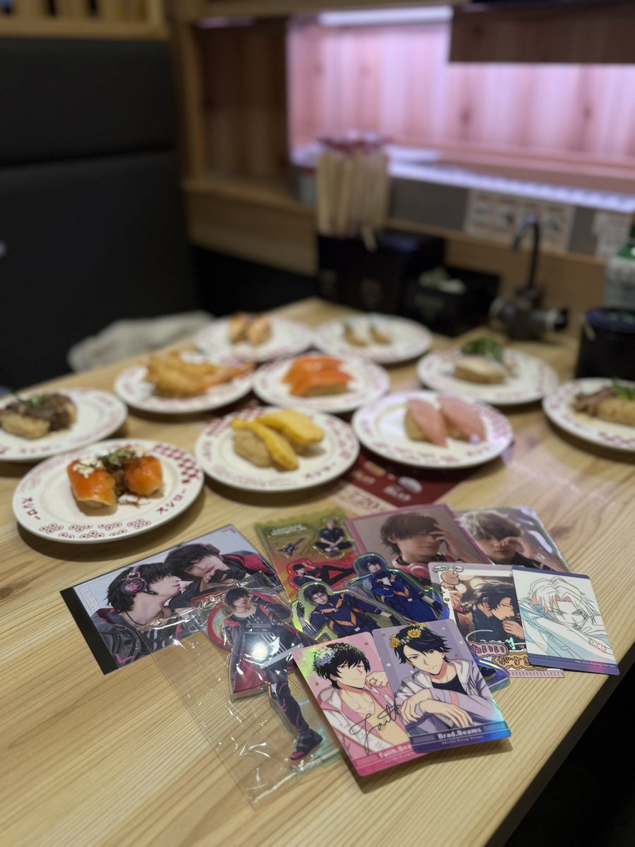 zbqI7's tweet photo. ブラッドビームスさんに感謝寿司 
松井さんも、感謝寿司。←それはいつも
滑稽すぎるよう…ミラトリも騒音も神すぎるわね（なんと騒音シールの為に、早起き） https://t.co/gFGmZe7wtw