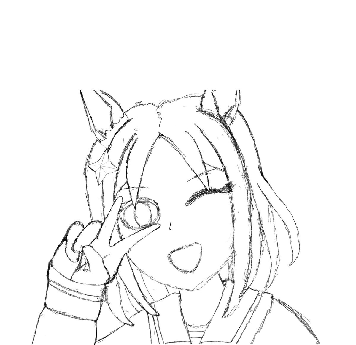 sh7_ssl's tweet photo. Drawing study with Narita Top Road

Swipe for sketch
#naritatoproad #umamusume https://t.co/qHEfiXWNt8