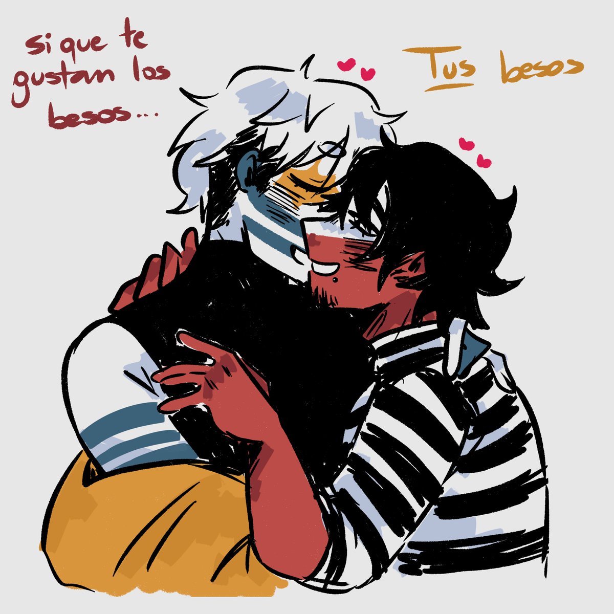 Cosmocho_'s tweet photo. 🇺🇾🇨🇱
que bobos tan enamorados, los quiero mucho
#countryhumans #uruchi https://t.co/RotSX3BCJ1
