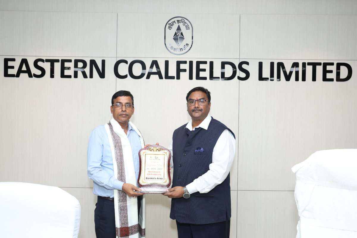 easterncoal's tweet photo. Congratulations to all the winning Areas for setting new benchmarks and inspiring the organisation to achieve even greater milestones.
#ECL #EasternCoalfieldsLimited #PerformanceExcellence #Recognition #TeamECL #CoalIndia https://t.co/6sD3dIpwqg