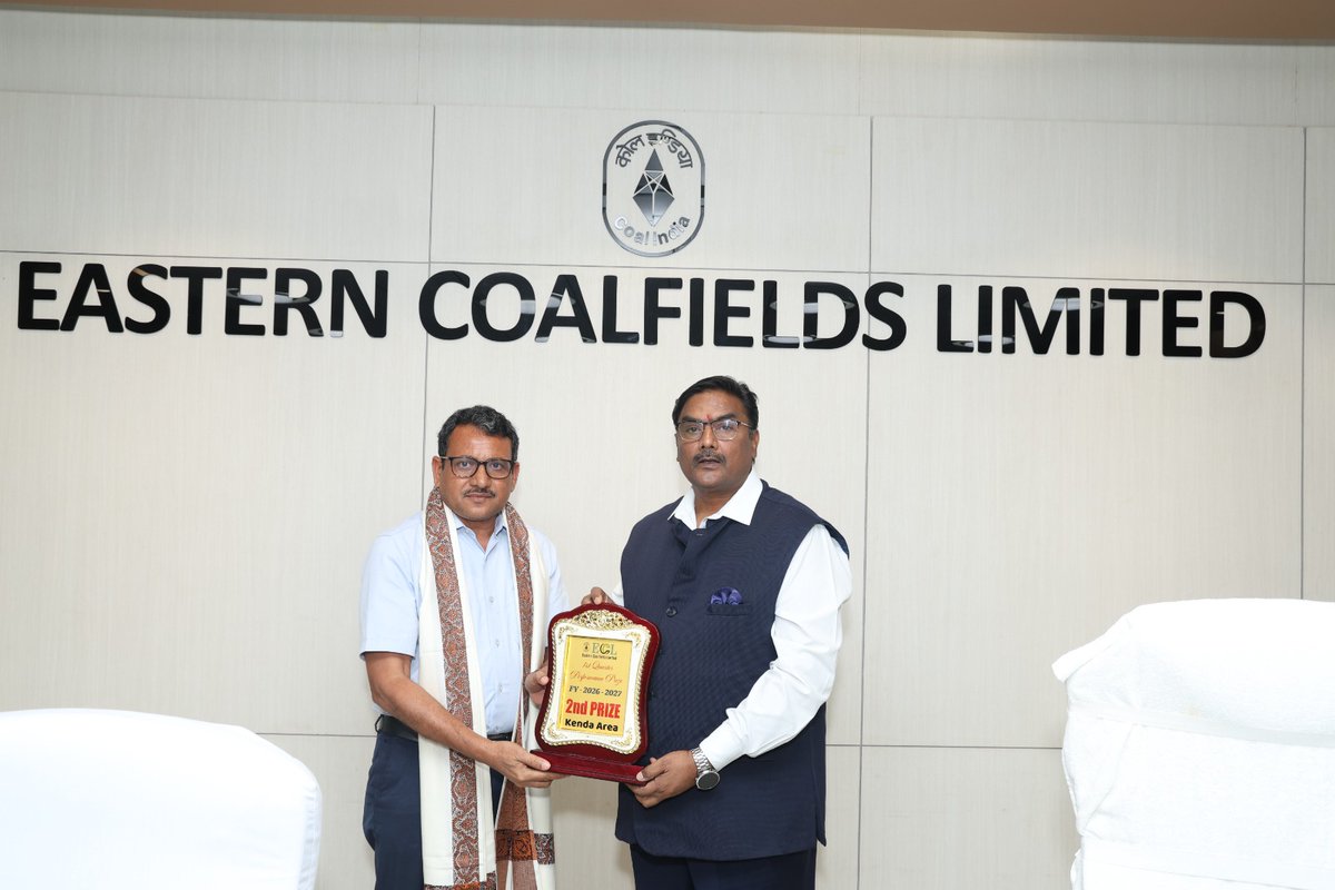 easterncoal's tweet photo. Congratulations to all the winning Areas for setting new benchmarks and inspiring the organisation to achieve even greater milestones.
#ECL #EasternCoalfieldsLimited #PerformanceExcellence #Recognition #TeamECL #CoalIndia https://t.co/6sD3dIpwqg