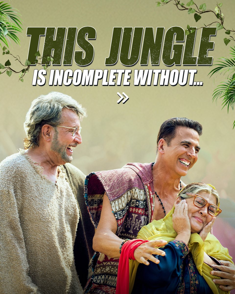 starstudio18_'s tweet photo. Your favourite comedy entertainer is winning hearts everywhere ❤️ 

#WelcomeToTheJungle in cinemas now, watch it with your friends and family 🍿

🔗 https://t.co/zW6F4cUbBh https://t.co/pjj6OSRyVa