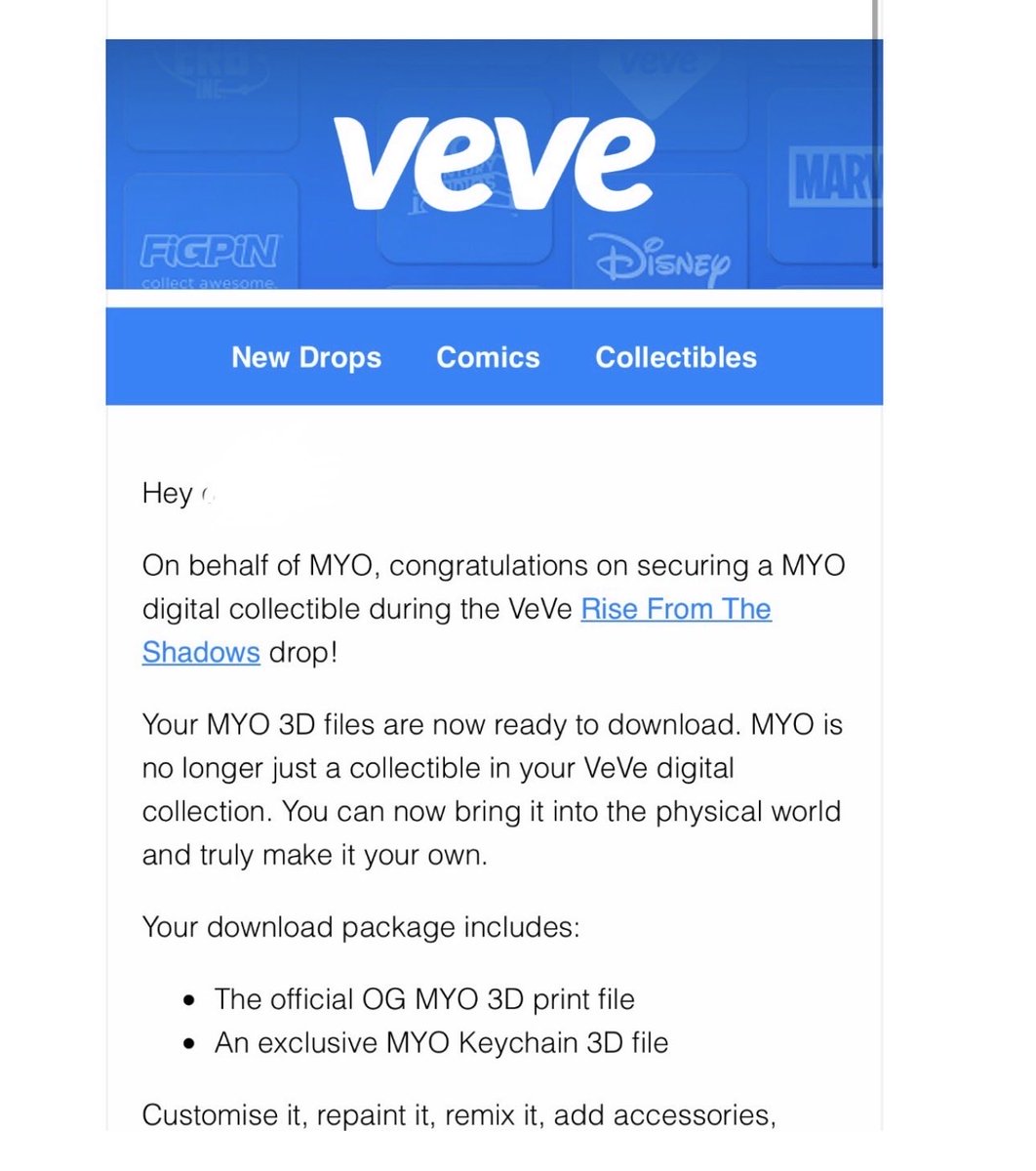 suye_co's tweet photo. VeVeFam, check your email you can now download the MYO 3D file! Get creative print it out using @BambulabGlobal studio! Make a picture and share it online #MYOland to be a able and win a free MYO mint!! https://t.co/1SunVGcoUU https://t.co/VqEvLanUV6