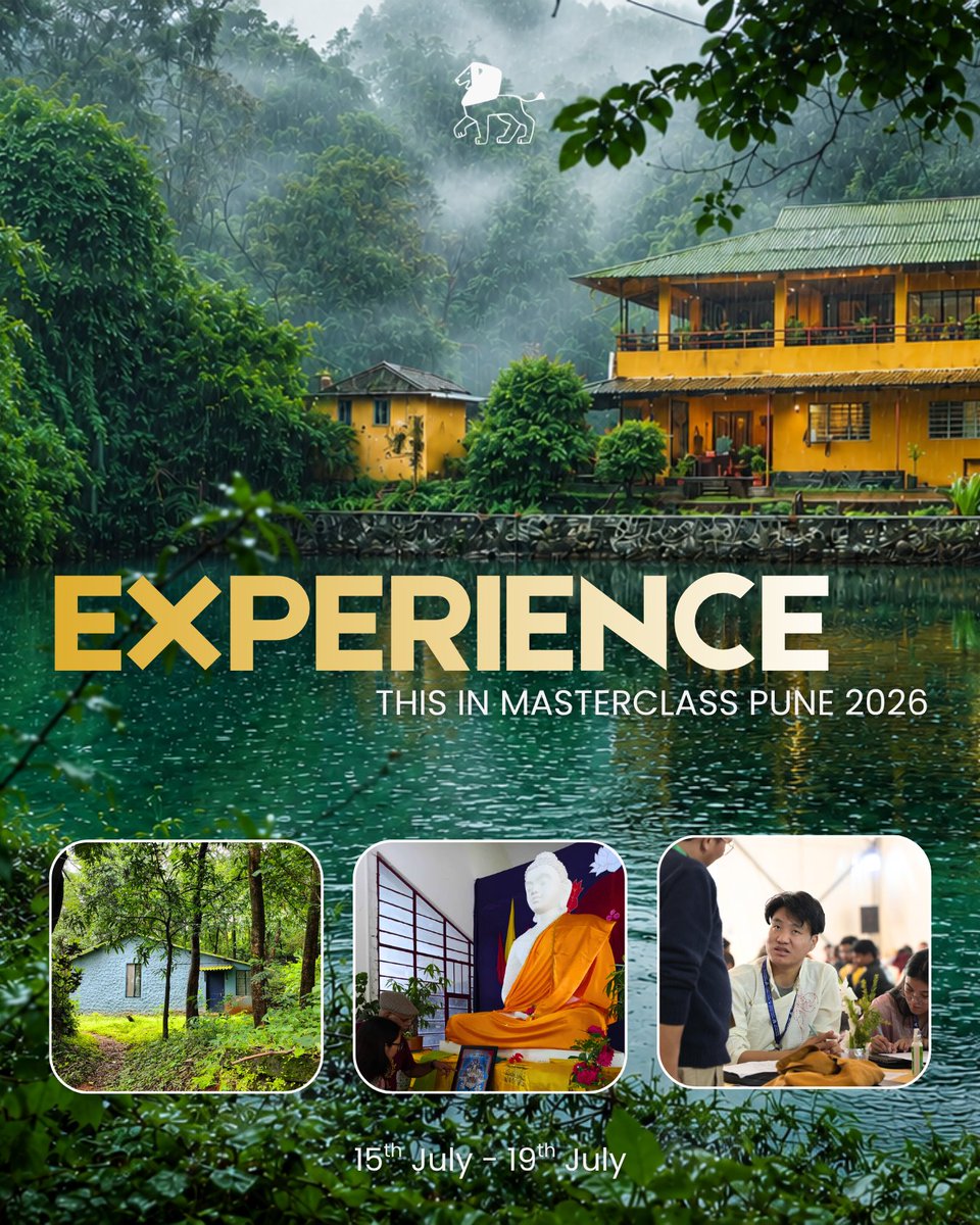 buddhistcreator's tweet photo. Nature. Sangha. Skills. All in one place. 🌿
Experience this at WeBuddhist Influencer Masterclass, Pune 2026.

Walk past 2000-year-old caves. Find your sangha among practitioners, scholars, and creators. Learn to spread Buddha's wisdom with AI, straight from experts. https://t.co/TNxMWkv2xl