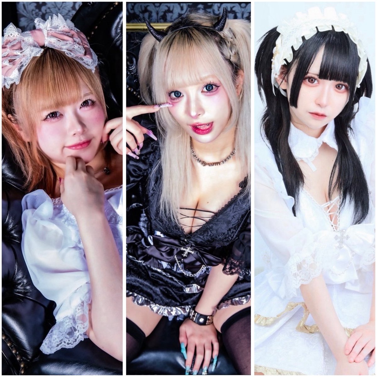 Angeliquesendai's tweet photo. 7/5 (日) 19時オープン

👼本日の降臨者👿

♡ゆゆ@yuyunyasama 
♡るん＠runchan_iiko 
♡ありん＠oxo_s2_x 
🔰ねるね

本日も沢山のご帰宅お待ちしてます！！ https://t.co/FCBuZTDVu3