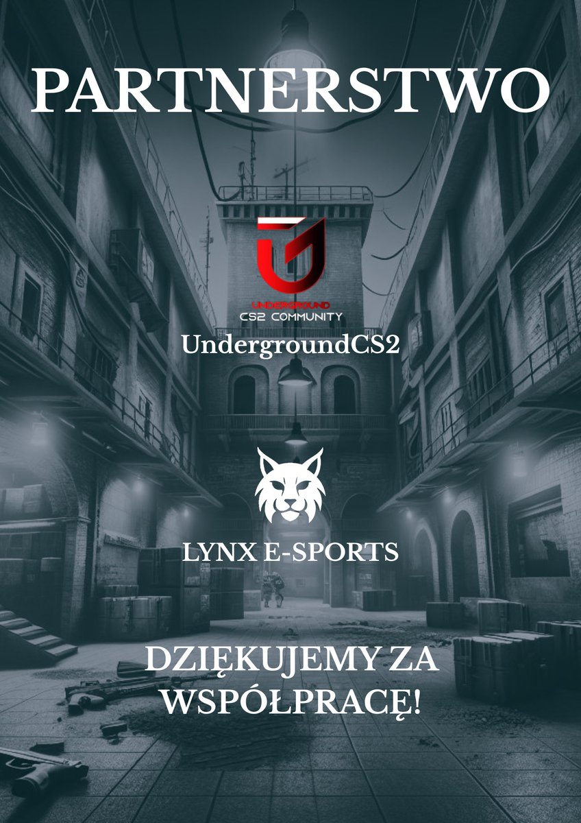 LynxEsportsPL's tweet photo. Nawiązujemy partnerstwo z @PODZIEMIECS2 

Od dzisiaj gramy razem🤝@PODZIEMIECS2!! https://t.co/ceEyJoOMY9