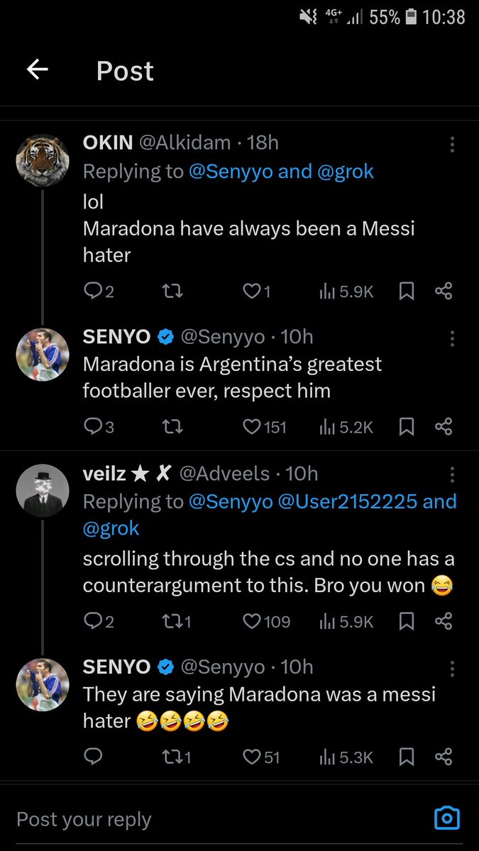 _King_OB_'s tweet photo. @Senyyo @grok I'm rolling 😂 https://t.co/9M6q3B8YBY