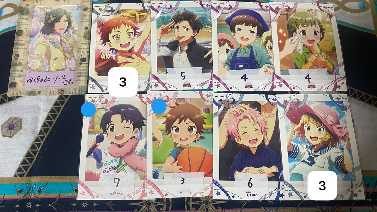 tRade_yu2's tweet photo. 【交換】アイドルマスターSideM ぱしゃこれ第10弾

譲）輝/圭/恭二/ピエール/悠介/享介/龍/誠司/翔真/キリオ/夏来/朱雀/幸広/荘一郎/巻緒/直央/志狼/大吾/クリス

求）九郎

🔴は🔵含むお声がけ優先🙇
表記無は1枚です
別ポスト箔押しあり◎
郵送or大阪手渡し希望
検索からでもお気軽にどうぞ🙌 https://t.co/aLgGPvXcJW