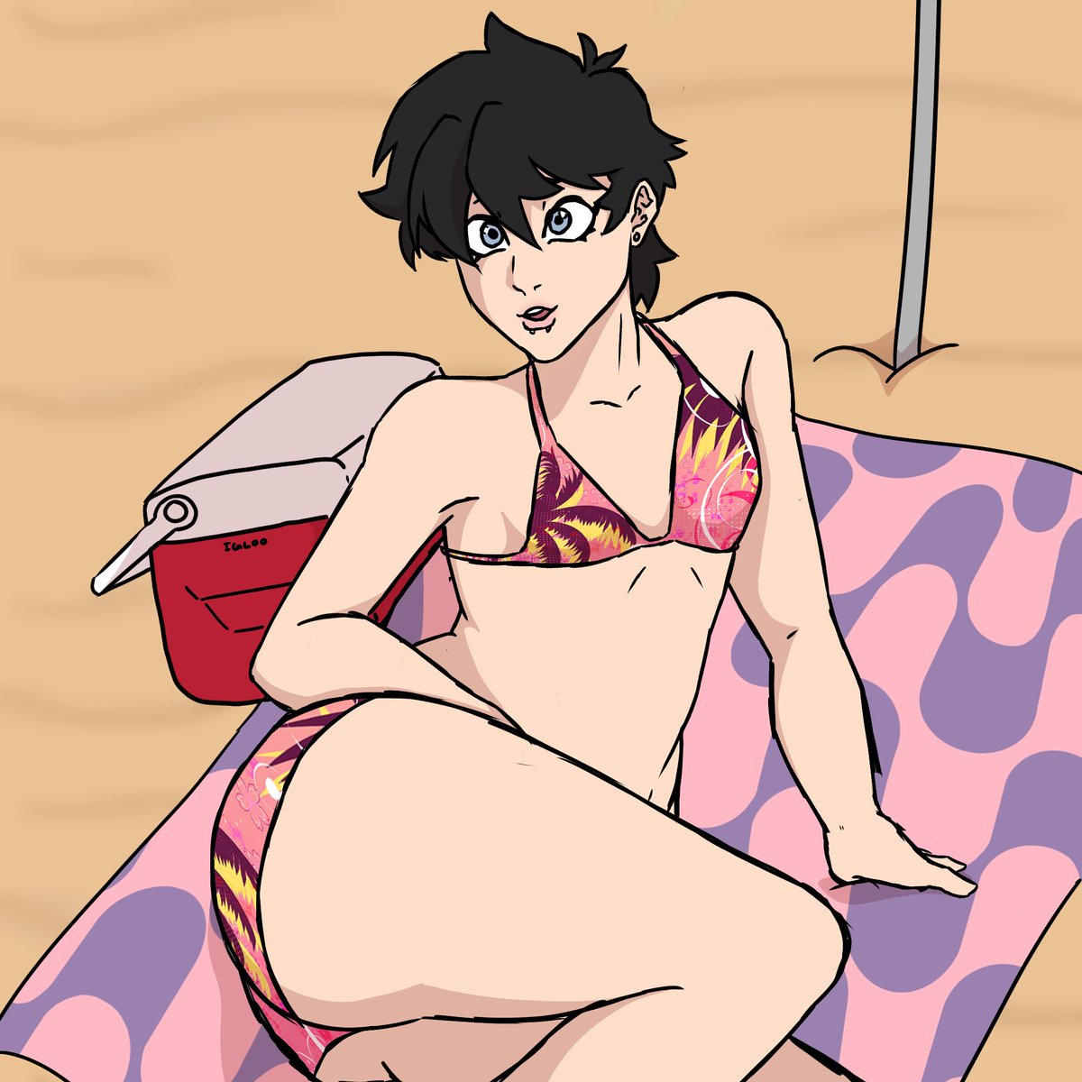 ForbiddenVessel's tweet photo. ❤️: “oh hey! Didn’t expect you to be at the beach! It’s quite the nice day we’re having right~?” He happily said to Y/N

#LewdRP #NSFWRP #OCRP #OPENRP https://t.co/usHU8Gdor9