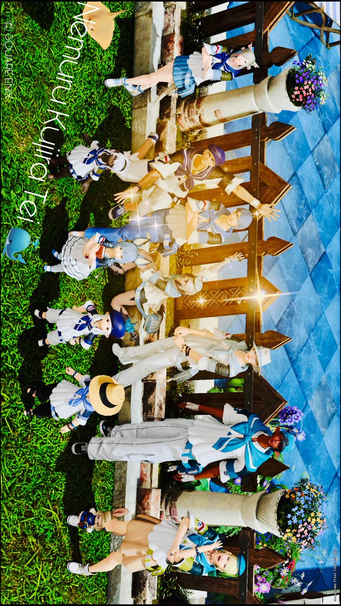 Y_Baleine's tweet photo. くじら亭集合🐳

#FF14 #FFXIV #FC_NKT https://t.co/2ZeZSSOugo