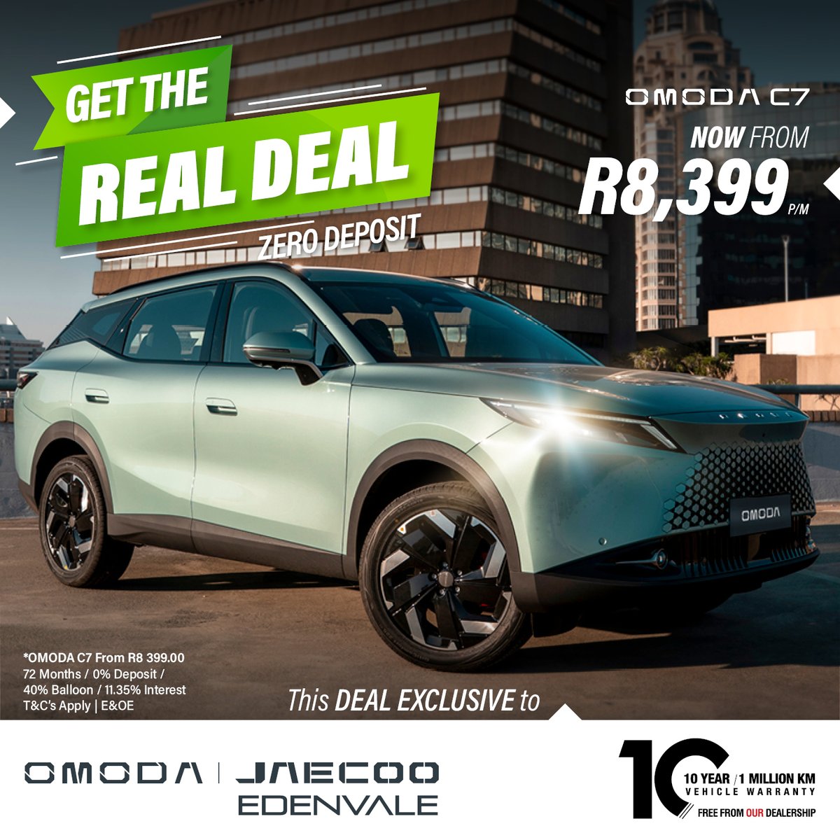 OmodaEdenvale's tweet photo. If you’re upgrading, make it count.

The OMODA C7 and C7 SHS bring space, tech, and serious road presence together in one package. No gimmicks. Just everything you actually want in an SUV.

Come see what the real deal looks like.

👉 Book your test drive: https://t.co/bmiFv7Kt0l https://t.co/LaUycCND17
