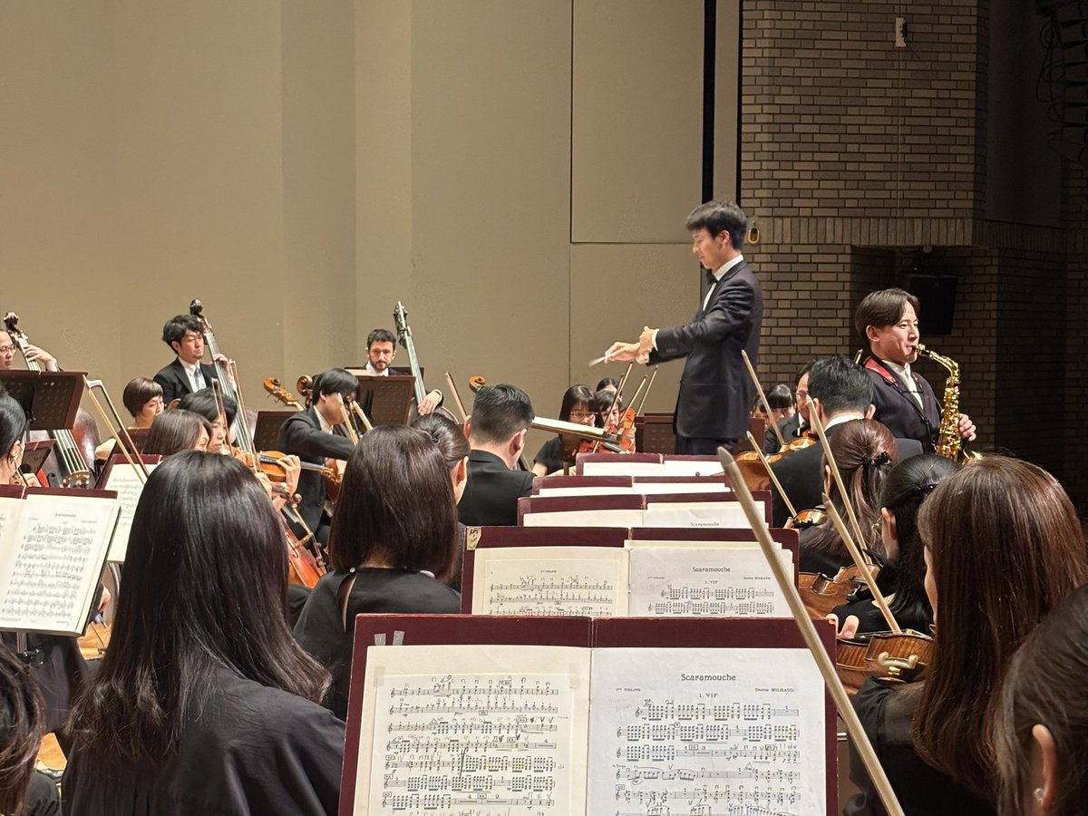 Osaka_phil's tweet photo. 吹田市文化会館メイシアターでの《七夕コンサート》終演👏サックス界のスーパースター上野耕平さんによるグラズノフとミヨーの圧巻のソロ🎷そして松本宗利音×大阪フィルのボロディンやストラヴィンスキー等の迫力あるサウンド🎵ご堪能いただけましたでしょうか😆ご来場の皆様ありがとうございました✨ https://t.co/Ymhg1sB8Xc