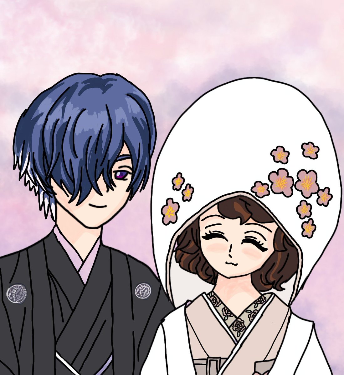 Harukoxbelphie's tweet photo. I'd like to introduce my yumeship with Belphegor and my MC, Haruko (春子). I tried to give her a unique personality and style because I didn't want her to be a direct copy of myself. I hope to make friends! If you love Belphie too, we'll get along great! ✨
#ObeyMe https://t.co/5hBrNp2tCu