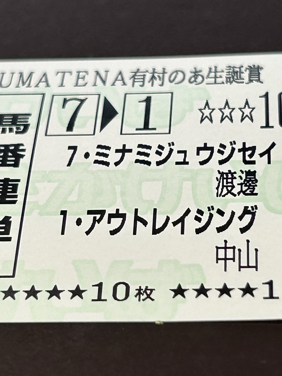 8904caov's tweet photo. 取り敢えず佐賀競馬第7レース、のあ生誕賞7と1にしてみました🙏 https://t.co/MWw1KpqKGy