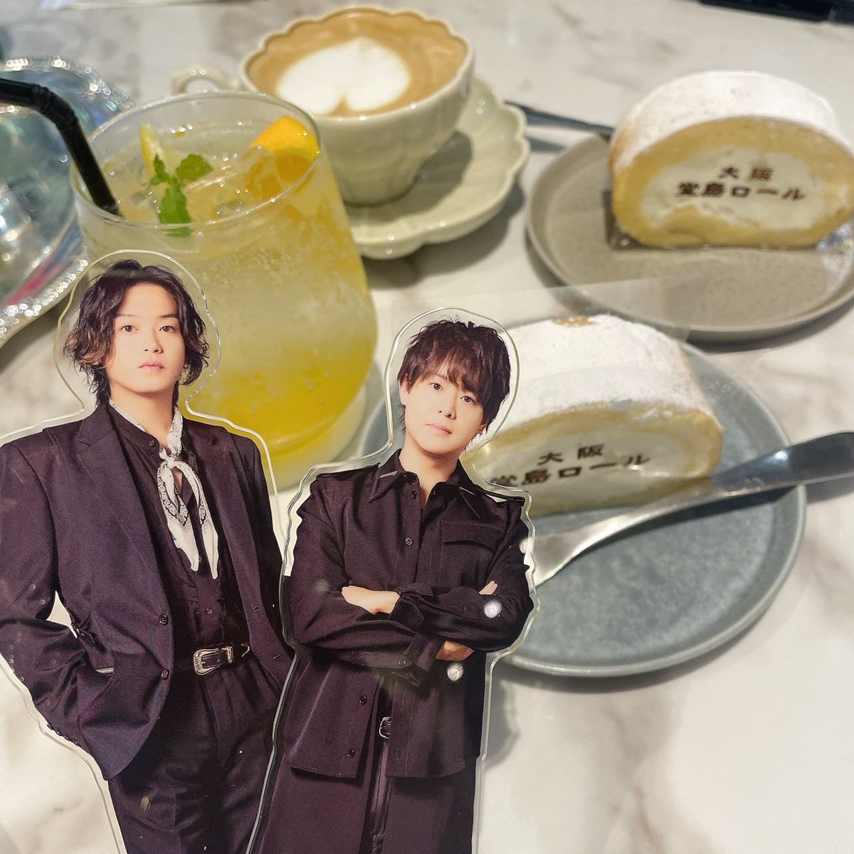 326jump___yy's tweet photo. はるちゃんと連番ジョセフ💚🧡💜
楽しかった〜！！！楽しすぎた〜！！！
こんな楽しいミュージカル初めて🥳
やぶちゃん本当にかっこよかった！！！
顔ちっちゃ！スタイル良！歌うますぎ！！前髪ちょっと長くて邪魔そうだったネ！←
2時間あっという間だった〜また見れたらいいなぁ🥳 https://t.co/V9zUW7J7yw