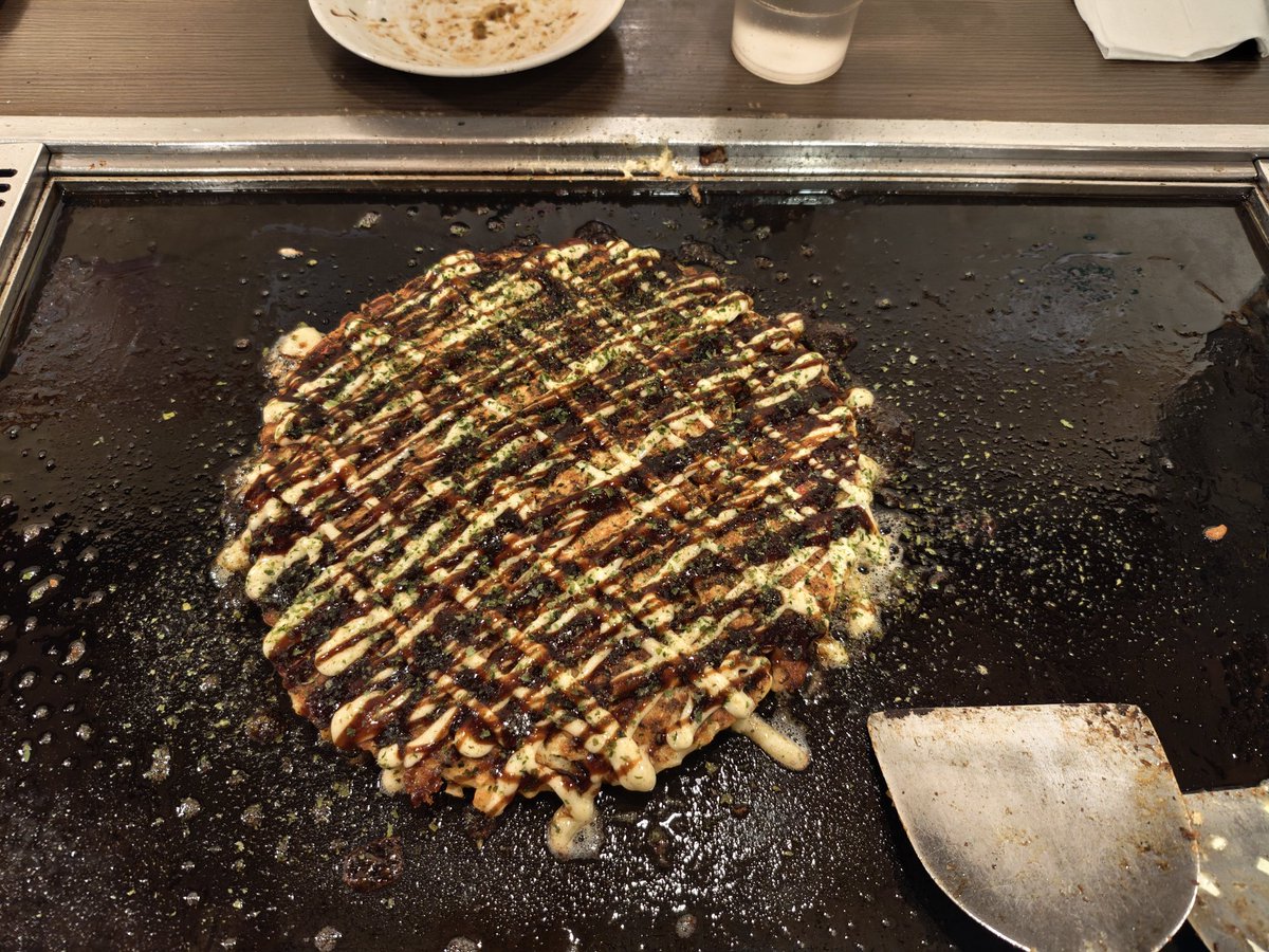 emptyKilling's tweet photo. 昨日のお好み焼きぃぃ
美味しかったぁぁŧ‹”ŧ‹”( ‘ч’ )ŧ‹”ŧ‹” https://t.co/0NCtoajWrT