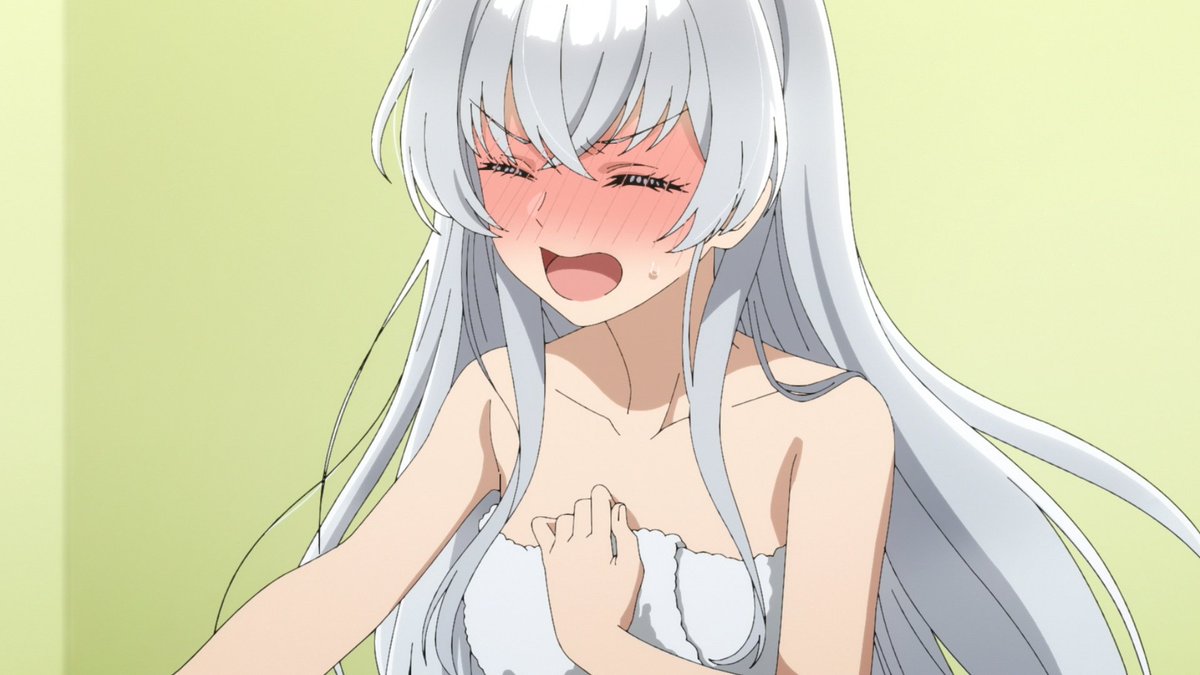 SSFSLV0's tweet photo. アニメ「ヒロイン？聖女？いいえ、オールワークスメイドです（誇）！」2話

漫画版と比べて、アニメ版では男性の下半身（後ろ姿）の描写がカットされている。
なぜか、ヒロインが男性の腹部に魔法をかけるシーンが追加されている。
これらの変更は本当に残念だ… https://t.co/nhmpv3iFVp