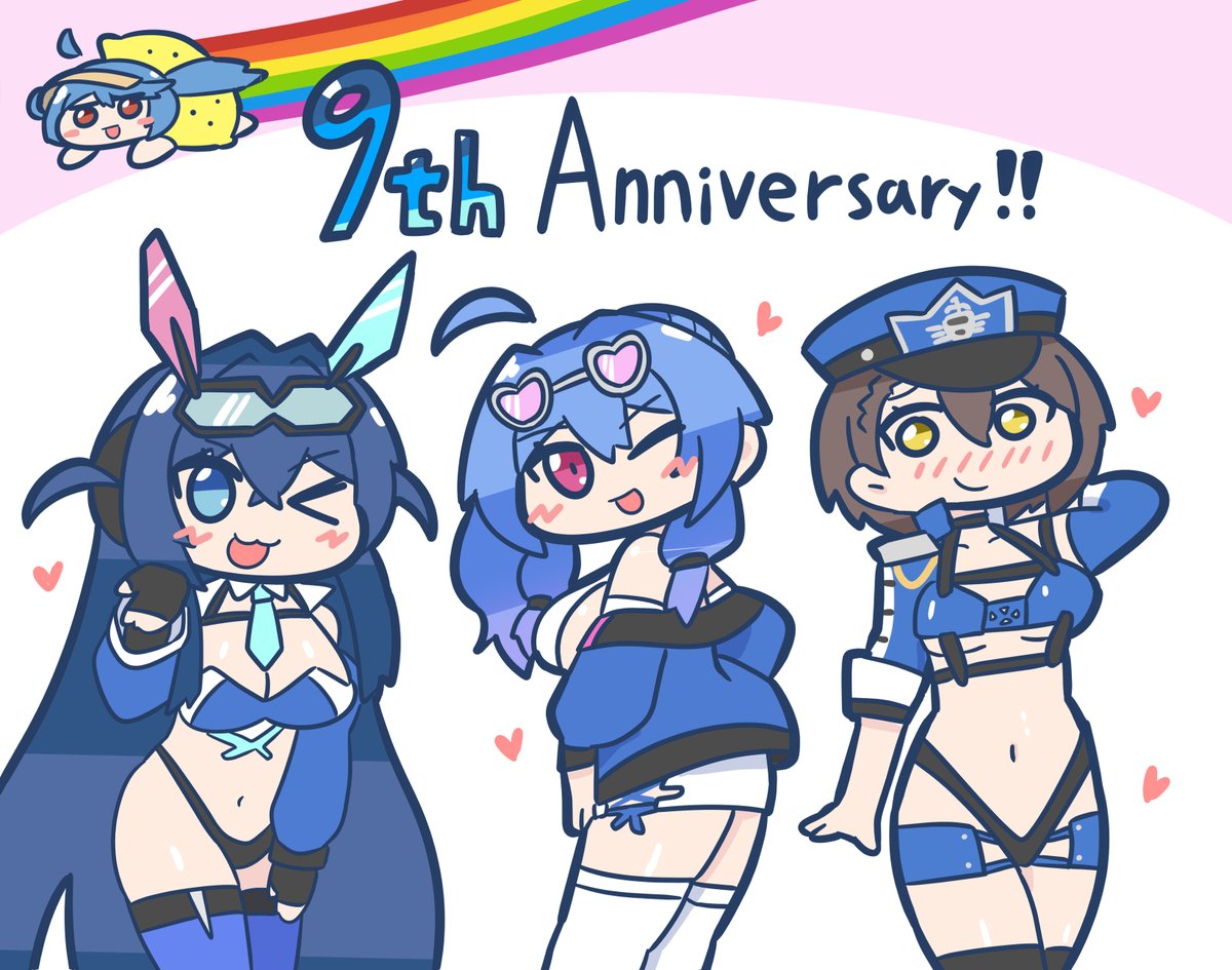 2ndAoiroCombo's tweet photo. ㊗９周年おめでとうございます‼️㊗
@azurlane_staff
#アズレン9周年アート https://t.co/6sZYzTZsUG