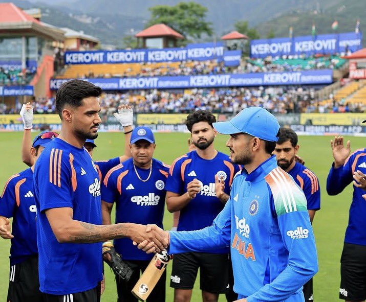 Sahil_Malhotra1's tweet photo. Gurnoor Brar completes a ten-wicket haul against Sri Lanka A. There was a reason he was on the radar for over 18 months. Hope he remains fit and is not made an all-format workhorse. Use him smartly, keep him fresh. Auqib Nabi will have to wait. 

Well done captain, selectors. https://t.co/lji0MDoFr7