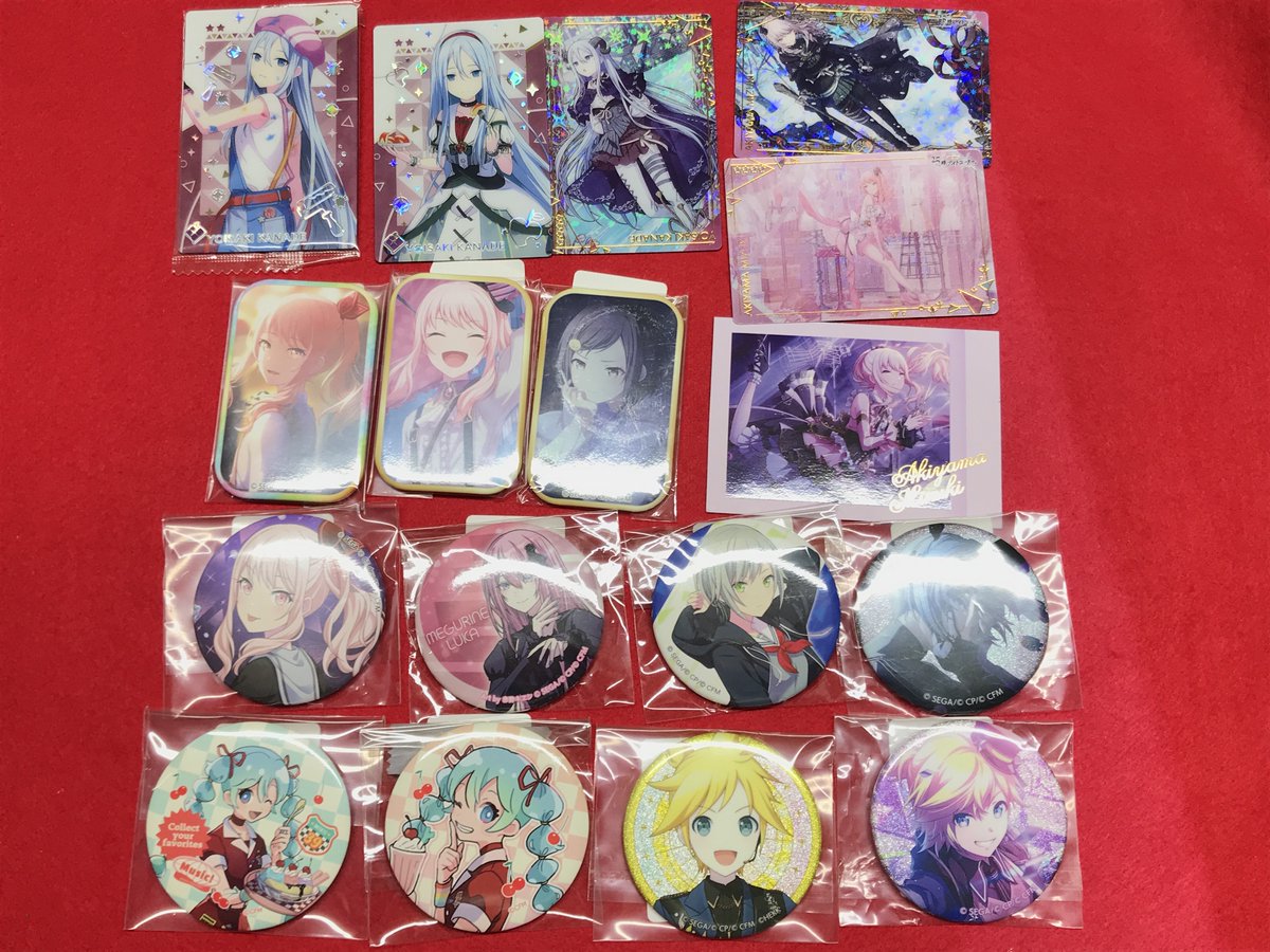 プロセカ　ニーゴ　バッジ　見抜く眼 新入荷情報】 『 #プロセカ 』より、大本命ニーゴの『缶バッジ