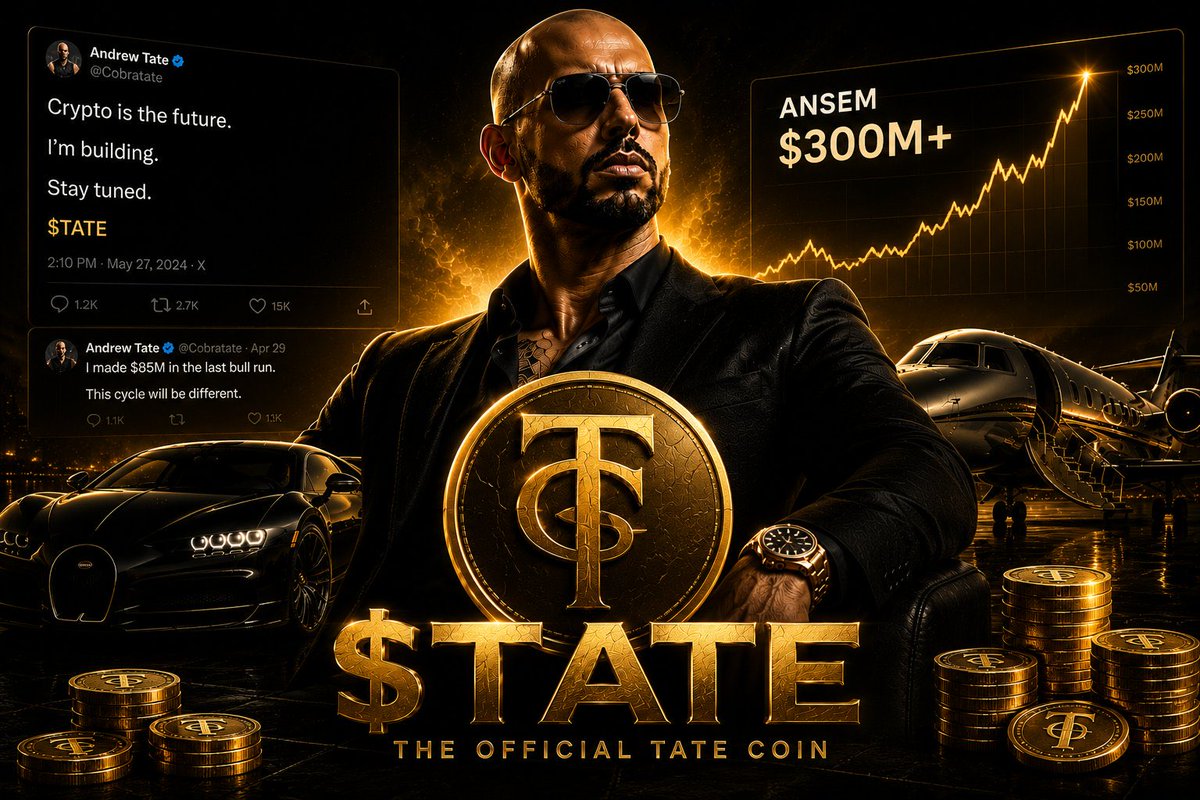 Thewnie's tweet photo. @Cobratate The official $Tate coin made by the myth himself! 

CA: 6ke1Spo4n6H2j3FRjAkusngLv6ovm9mibgPa9wHSpump https://t.co/BUWEqx0T9k