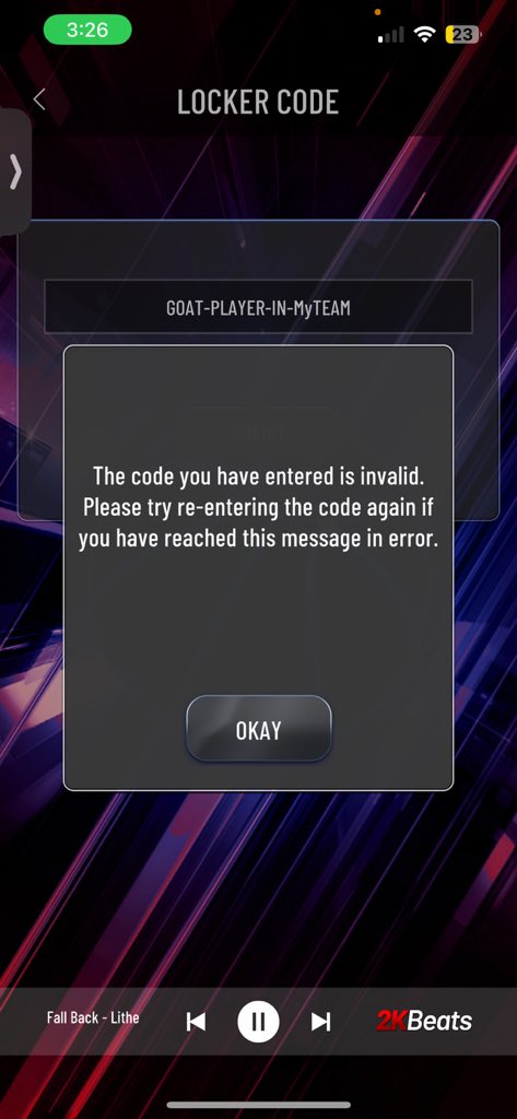 realcalenderz's tweet photo. @Curr Not letting me redeem my free goat card https://t.co/NITAZ7ljWS