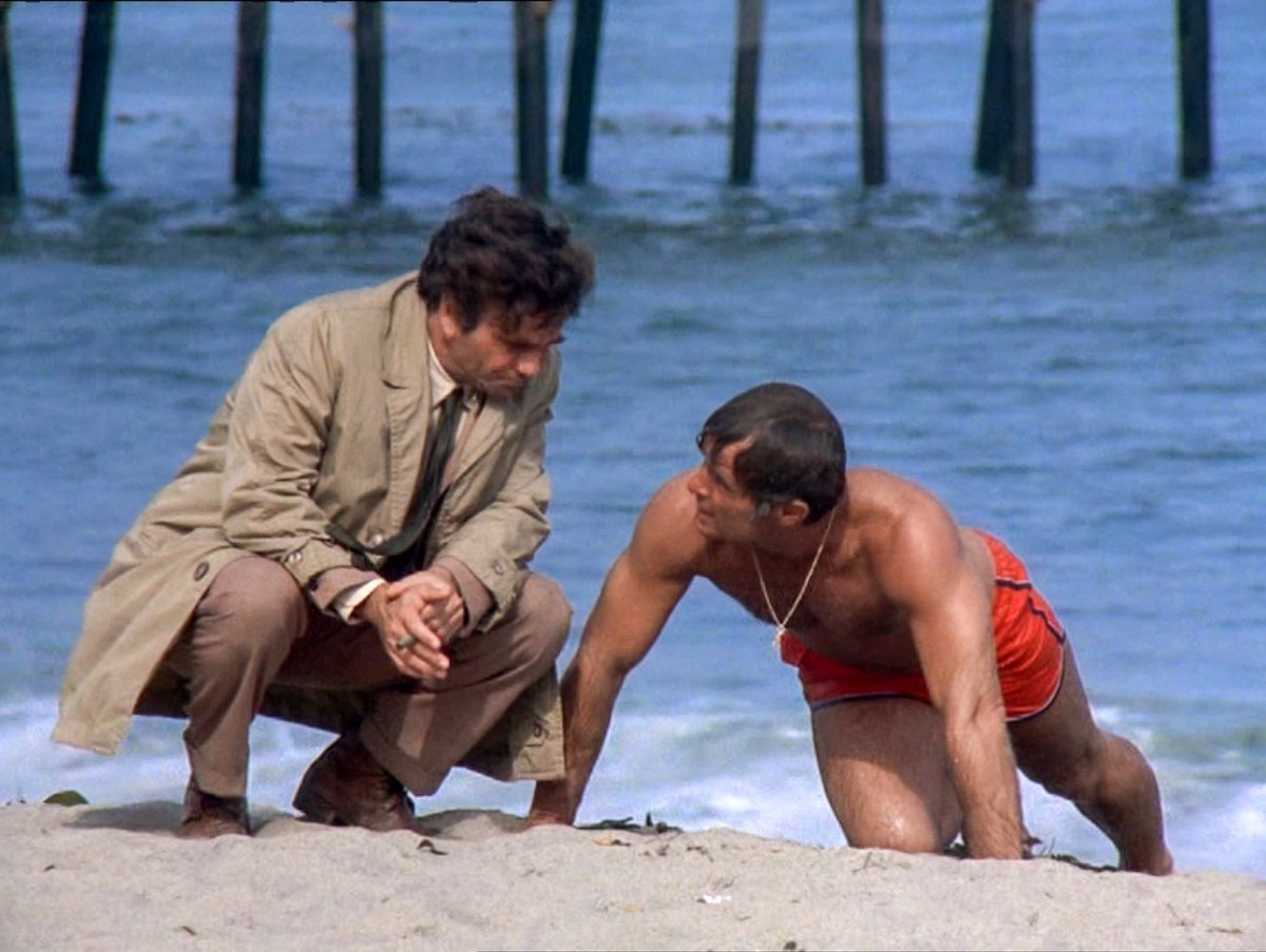 RodneyMarshall1's tweet photo. 'Health spa' operator and conman Milo Janus (Robert Conrad) encouraging Columbo to quit the cigars and chilli, while taking up daily exercise, carrot juice and vitamins. Now that really was an exercise in futility. A Classic Columbo, with plenty of humour and darker material. 1/ https://t.co/5qtBTm8Bcu