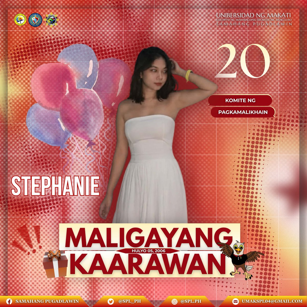 SPL_ph's tweet photo. 𝐌𝐚𝐥𝐢𝐠𝐚𝐲𝐚𝐧𝐠 𝐊𝐚𝐚𝐫𝐚𝐰𝐚𝐧 𝐬𝐚 𝐊𝐨𝐦𝐢𝐭𝐞 𝐧𝐠 𝐏𝐚𝐠𝐤𝐚𝐦𝐚𝐥𝐢𝐤𝐡𝐚𝐢𝐧, 𝐁𝐛. 𝐒𝐭𝐞𝐩𝐡𝐚𝐧𝐢𝐞 𝐂𝐥𝐨𝐫𝐞𝐬!🎨 https://t.co/BeLooBuHwe