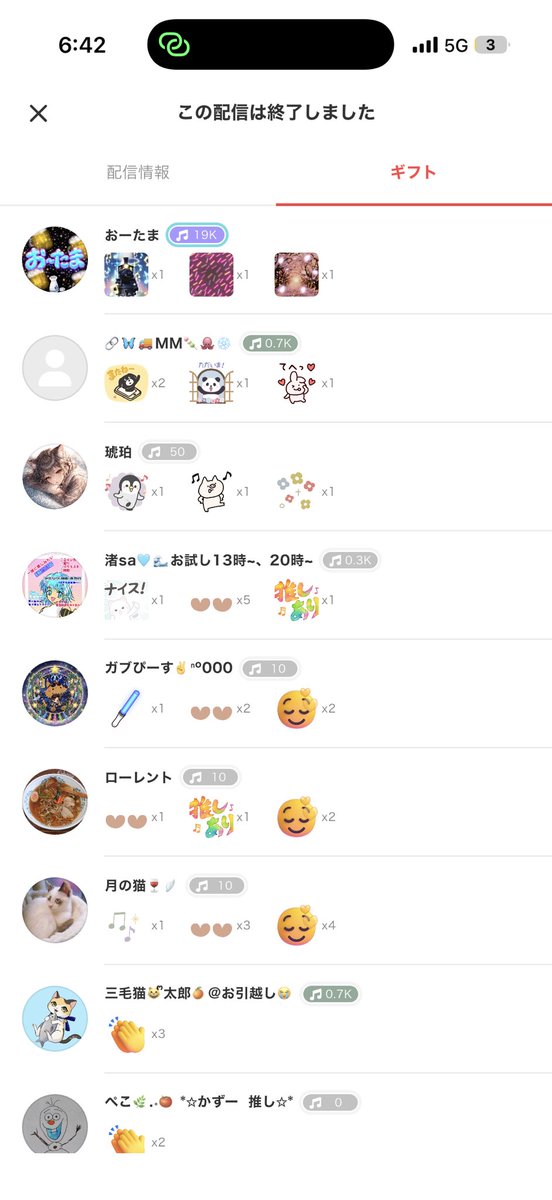 FaniRamria's tweet photo. 配信来てくださった皆様ありがとうです🥰
そしてたくさんのアイテムもありがとでした😘
また逢いにきてね💞 https://t.co/HmgtyGqExF